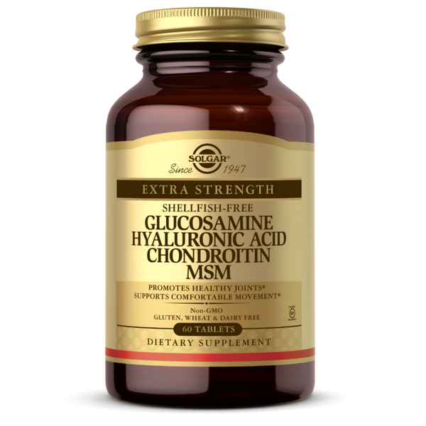 Solgar Glucosamine Hyaluronic Acid Chondroitin MSM 120 tablets