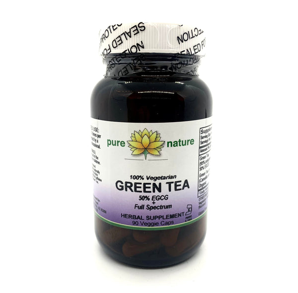 Pure Nature Green Tea 90 Veg Caps