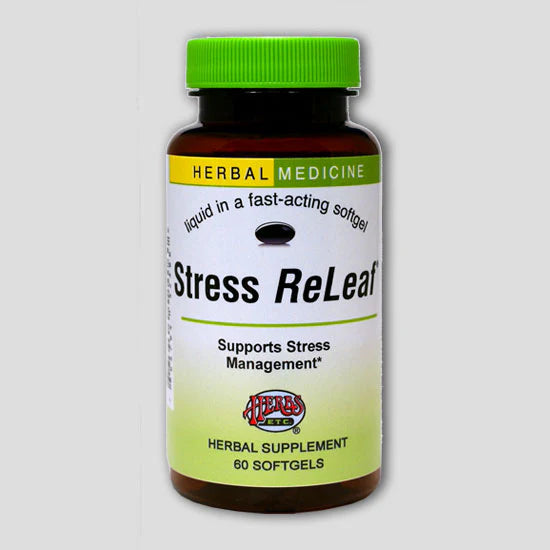 Herbs Etc. Stress ReLeaf, 60 Softgels