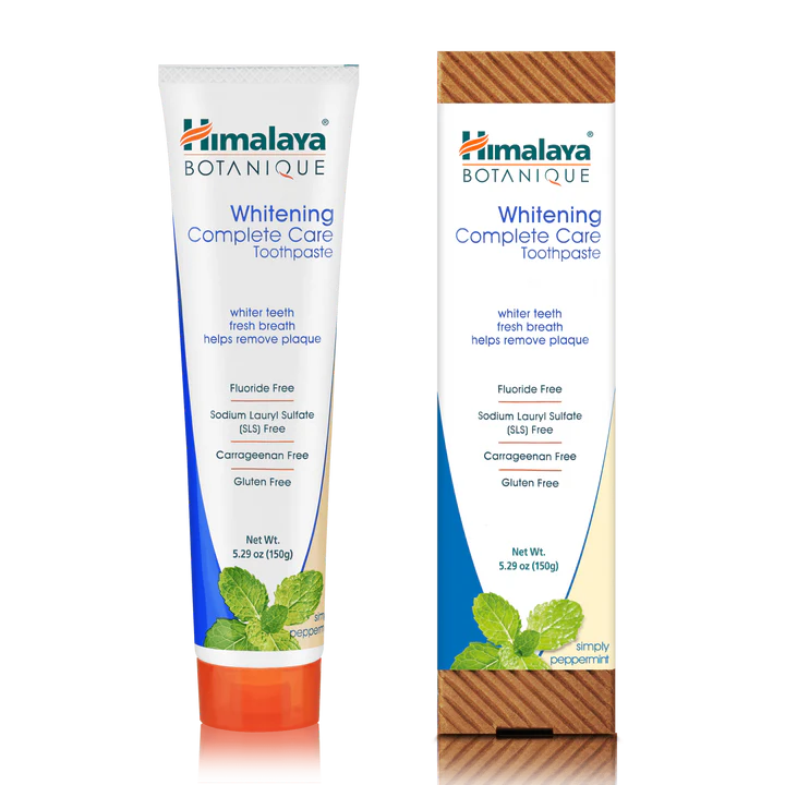 Himalaya Botanique Complete Care Whitening Toothpaste, Simply Peppermint