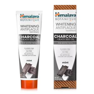 Himalaya Botanique Charcoal + Black Seed Oil Whitening Toothpaste, Mint
