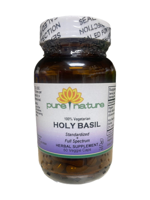 Pure Nature Holy Basil - 60 Veg Caps