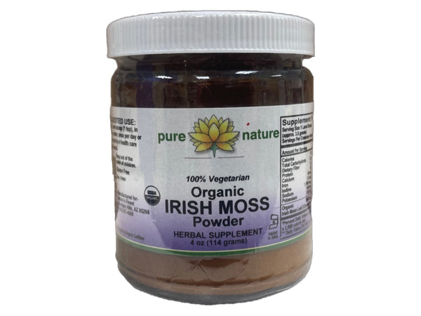 Pure Nature Irish Sea Moss (Organic) Powder - 4 oz
