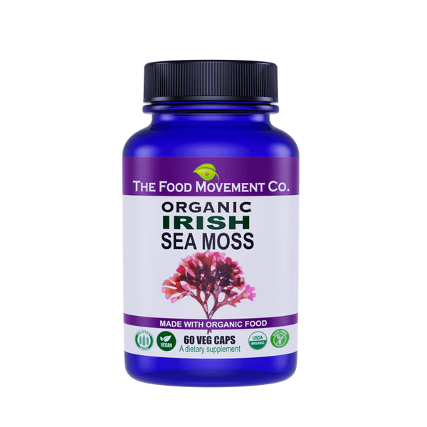 The Food Movement Co. Organic Irish Sea Moss - 60 veg caps