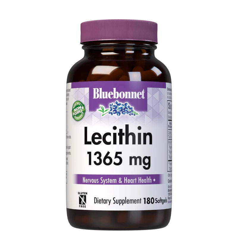 Bluebonnet Lecithin 1365mg - 180 softgels