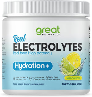 Great Naturally Real Electrolytes Lemon Lime - 9.63 oz