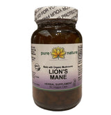 Pure Nature Lion's Mane Mushroom (Organic) 60 Veg Caps