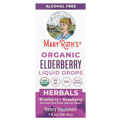 Mary Ruth's Organic Elderberry Liquid Drops, 1 fl. oz.