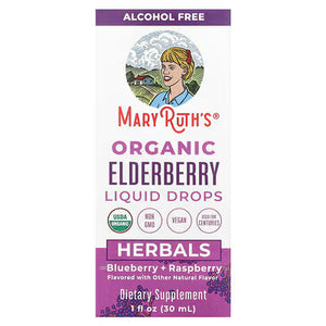 Mary Ruth's Organic Elderberry Liquid Drops, 1 fl. oz.