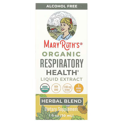 Mary Ruth's Organic Respiratory Health Herbal Blend, Liquid Extract, 1 fl. oz.