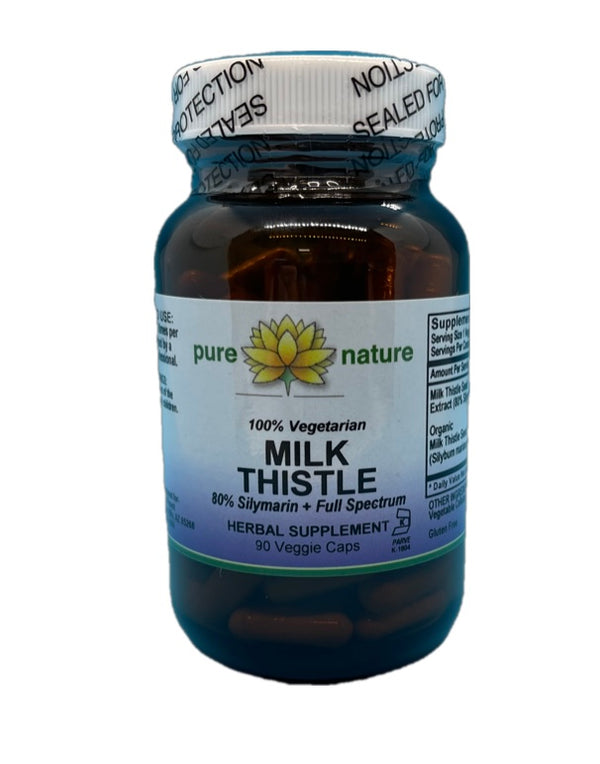 Pure Nature Milk Thistle 90 veg capsules
