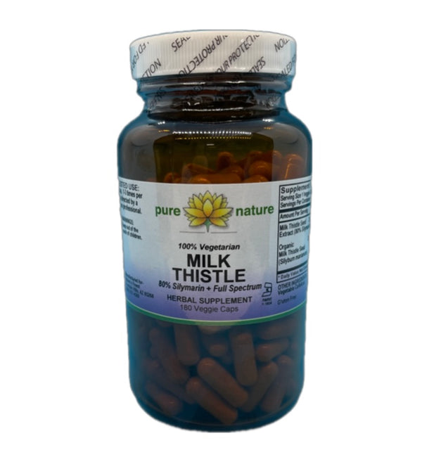 Pure Nature Milk Thistle 180 veg capsules