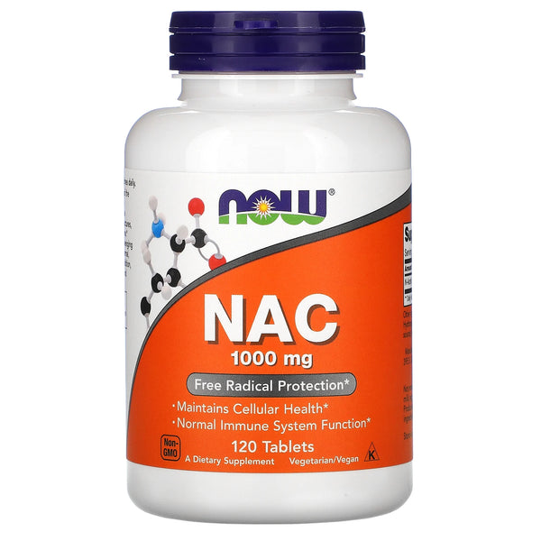 NOW NAC 1,000mg 120 tablets