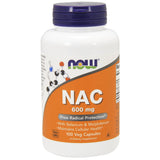 NOW NAC (N-Acetyl-L-Cysteine) 600mg 100 veg capsules