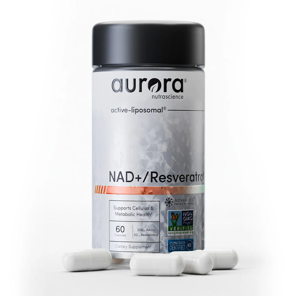 Aurora Liposomal NAD+ w/ Resveratrol - 60 Capsules