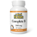 Natural Factors B Complete 100 mg - 90 tabs