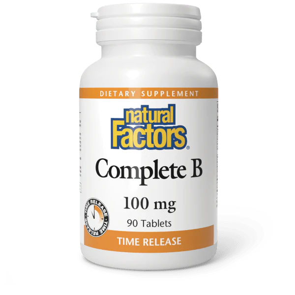 Natural Factors B Complete 100 mg - 90 tabs