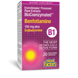 Natural Factors BioCoenzymated™ Benfotiamine 150 mg - 30 Vcaps