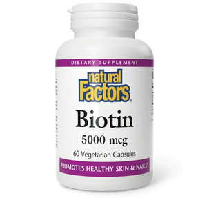 Natural Factors Biotin 5000 mcg 60 caps