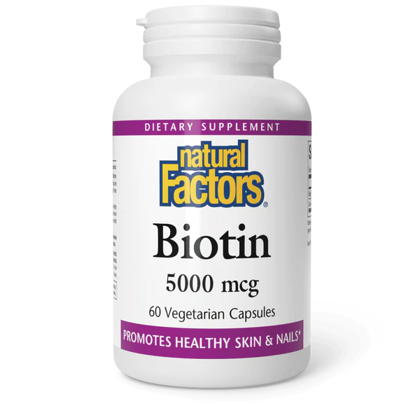 Natural Factors Biotin 5000 mcg 60 caps