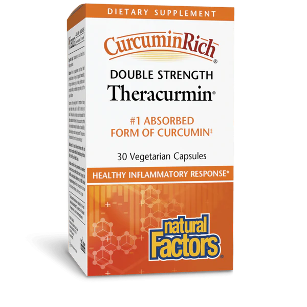 Natural Factors CurcuminRich® Theracurmin® Double Strength 60 Veg caps