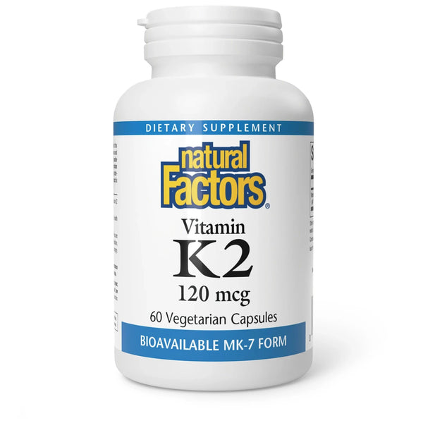 Natural Factors Vitamin K2 120mcg - 60 Veg Caps