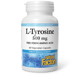 Natural Factors L-Tyrosine 500 mg 60 capsules