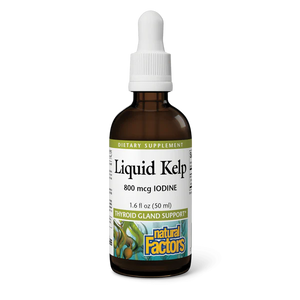 Natural Factors Liquid Kelp 800 mcg Iodine - 50 ml