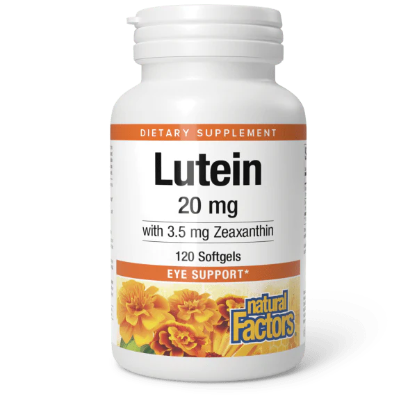 Natural Factors Lutein 20 mg 120 Softgels