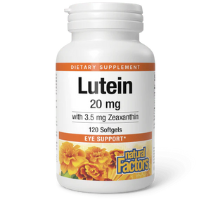 Natural Factors Lutein 20 mg 120 Softgels