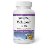 Natural Factors Melatonin 10mg 60 Chewable Tabs