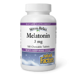 Natural Factors Melatonin 3mg - 180 Chewable Tabs