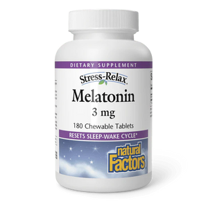 Natural Factors Melatonin 3mg - 180 Chewable Tabs