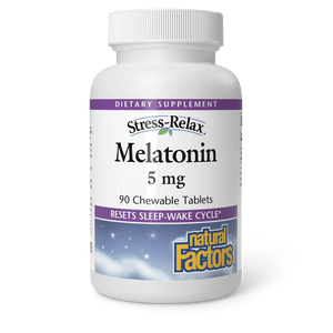 Natural Factors Melatonin 5mg 90 Chewable Tabs