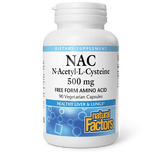 Natural Factors NAC (N-Acetyl-L-Cysteine) 500 mg 90 Vcaps