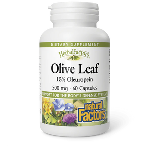 Natural Factors HerbalFactors® Olive Leaf 500 mg - 60 Caps