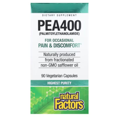 Natural Factors PEA 400 - 90 Capsules