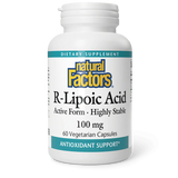 Natural Factors R-Alpha Lipoic Acid 100 mg 60 vcaps