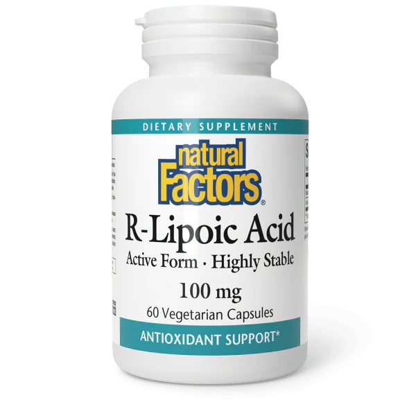 Natural Factors R-Alpha Lipoic Acid 100 mg 60 vcaps