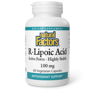 Natural Factors R-Alpha Lipoic Acid 100 mg 60 vcaps