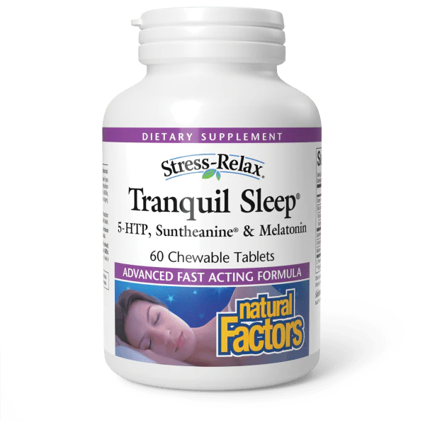 Natural Factors Stress-Relax® Tranquil Sleep® 60 chewable tabs