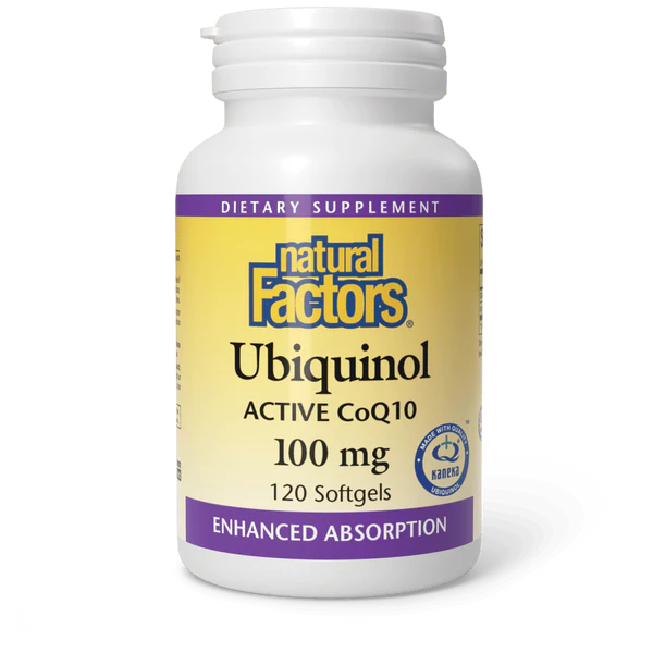 Natural Factors Coenzyme Q10 100 mg 120 Softgels