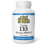 Natural Factors Vitamin D3 2000 iu