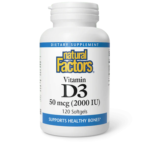 Natural Factors Vitamin D3 2000 iu
