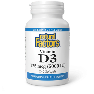 Natural Factors Vitamin d3 5000 iu