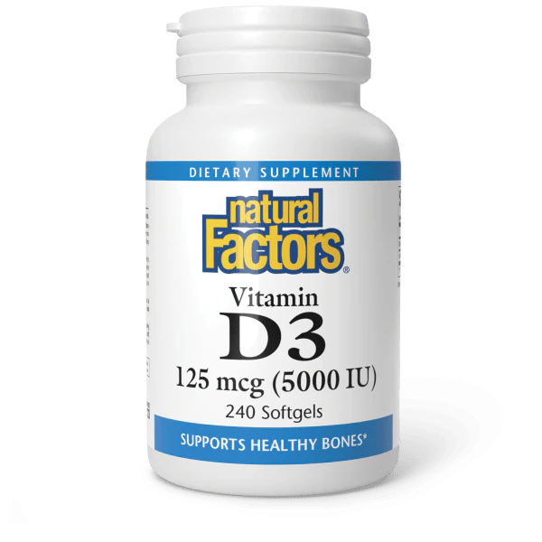 Natural Factors Vitamin d3 5000 iu