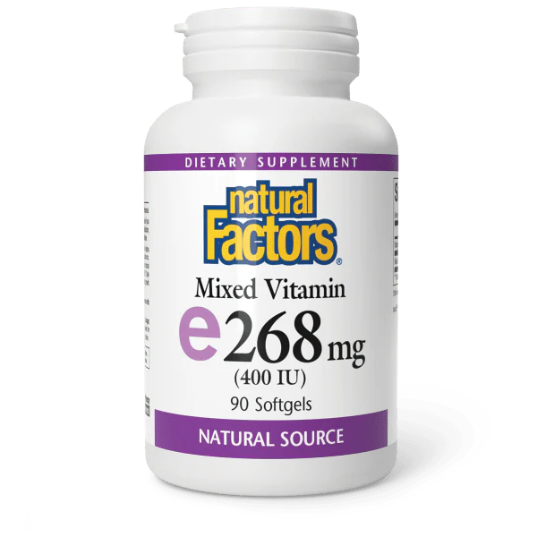 Natural Factors Vitamin E 268 mg (400 iu) - 90 softgels