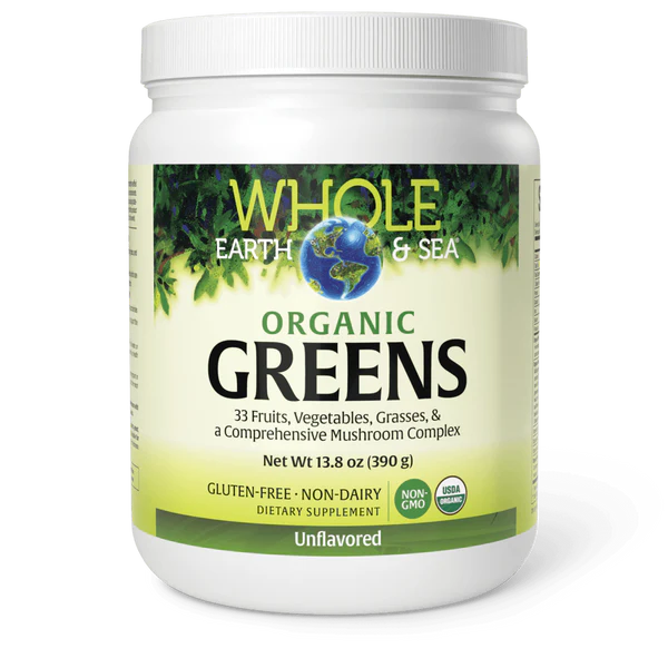 Whole Earth and Sea Fermented Greens Unflavored 13.8oz