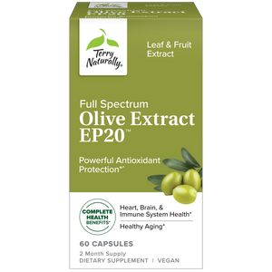 Terry Naturally Olive Extract EP20 - 60 Capsules