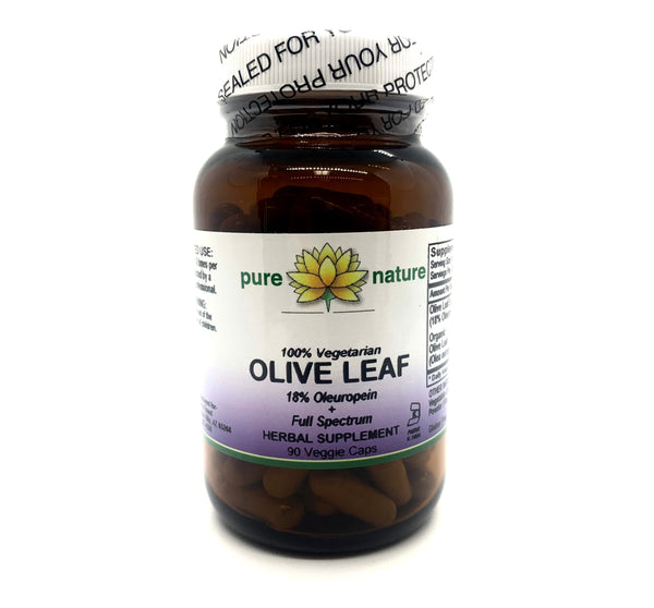 Pure Nature Olive Leaf - 90 Veg Caps